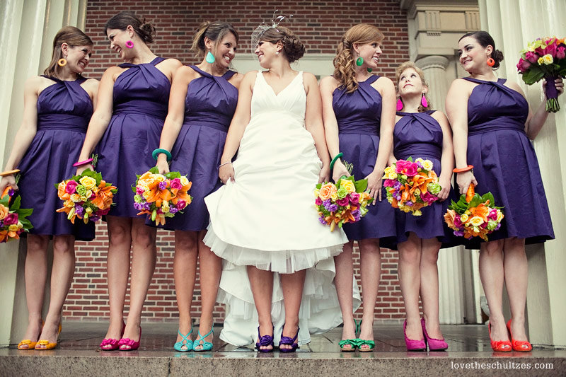 coloured wedding shoes