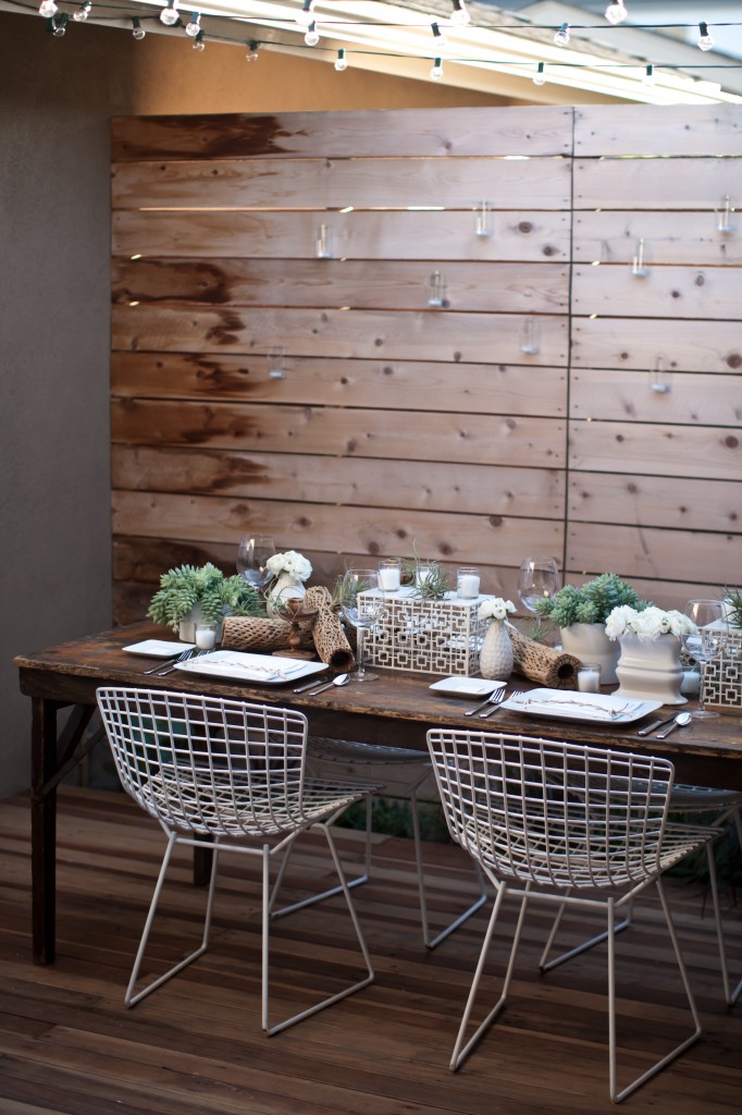 succulant inspired wedding centerpiece