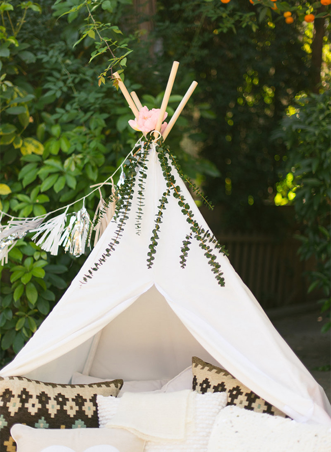 A Backyard Teepee Birthday Photo Shoot - Inspired By This