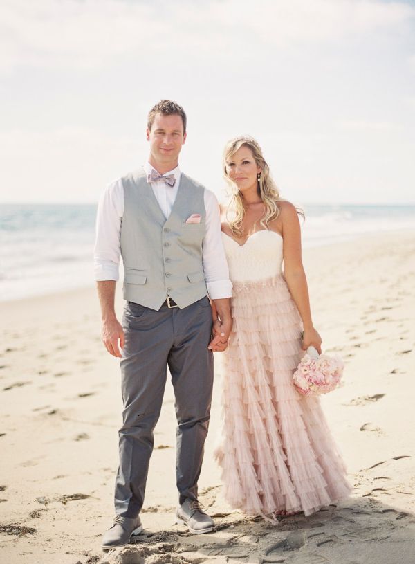 Blush + Mint Coastal Beach Wedding - Inspired By This