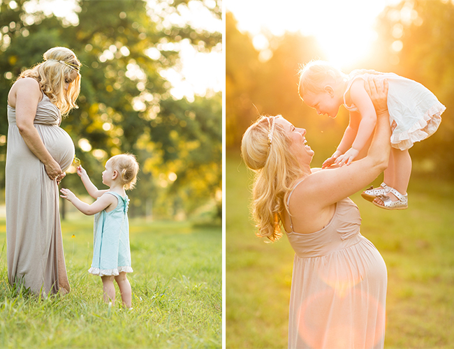 Mother and Daughter Maternity Photos - Inspired by This